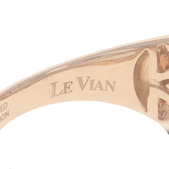 Le Vian Diamond Crossover Band - Rose Gold 14k Round .75ctw Limited Edition Ring - Picture 6 of 6